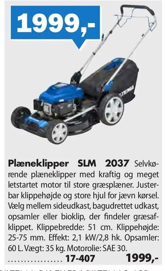 Plæneklipper SLM 2037