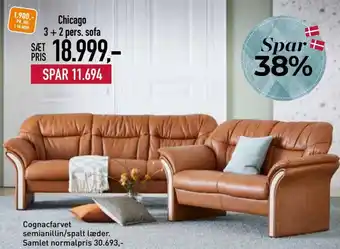 Chicago 3+2 Pers Sofa