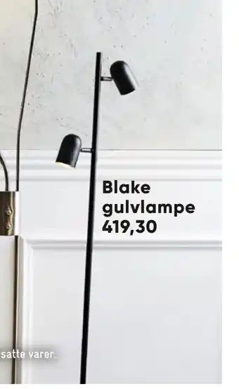 Bilka Blake gulvlampe tilbud