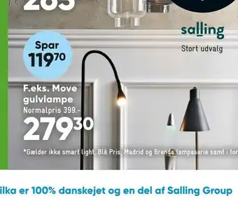 Bilka Move gulvlampe tilbud
