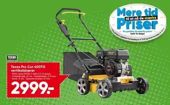 Bilka Texas Pro Cut 400TG vertikalskærer tilbud