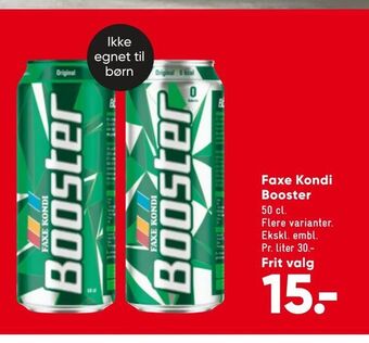 Bilka Faxe Kondi Booster tilbud