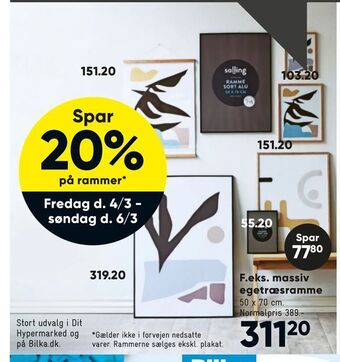 Bilka Rammer tilbud