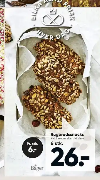 Bilka Rugbrødssnacks tilbud