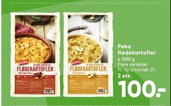 Bilka Peka flødekartofler tilbud