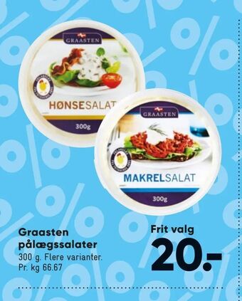 Bilka Graasten pålægssalater tilbud