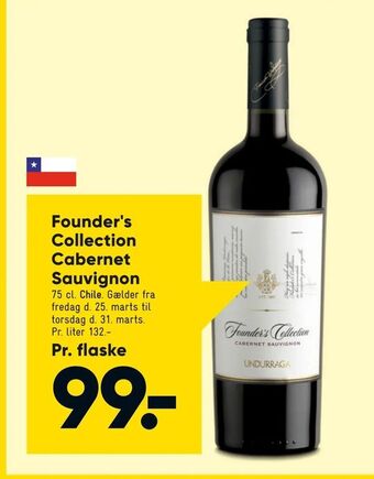 Bilka Founder's Collection Cabernet Sauvignon tilbud
