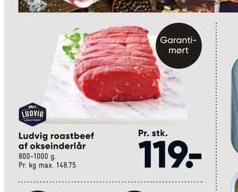 Bilka Ludvig roastbeef af okseinderlår tilbud