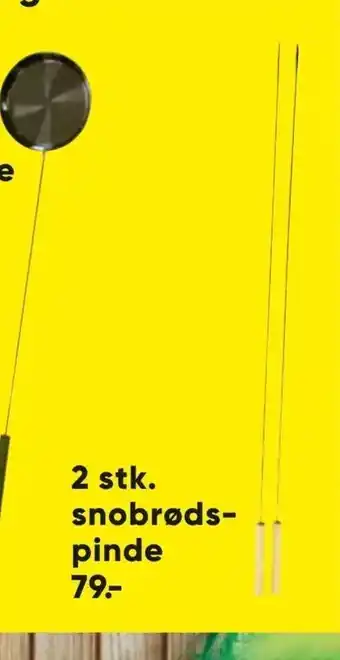Bilka 2 stk. snobrødspinde tilbud