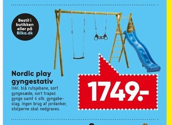 Bilka Nordic play gyngestativ tilbud
