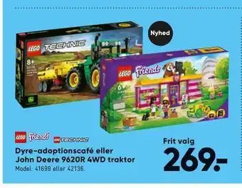 Bilka Dyre-adoptionscafé eller John Deere 9620R 4WD traktor tilbud