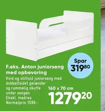 Anton juniorseng med opbevaring