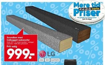 Bilka Soundbar med indbygget subwoofer tilbud