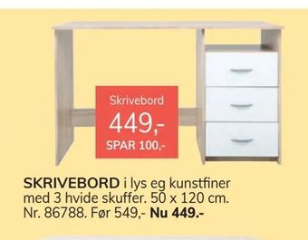 Daells Bolighus Skrivebord tilbud