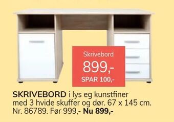 Daells Bolighus Skrivebord tilbud