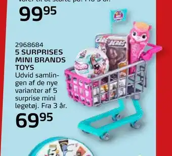 Legekæden 5 surprises mini brands toys tilbud