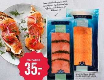 MENY Blue ocean røget eller gravad laks tilbud