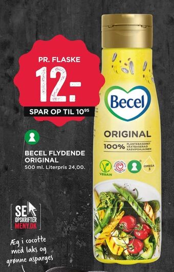 MENY Becel flydende original tilbud