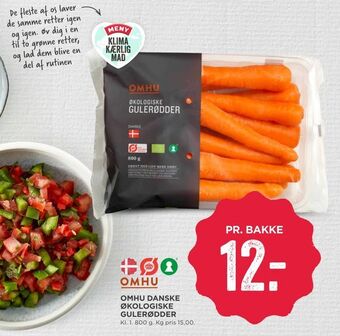 MENY Omhu danske økologiske gulerødder tilbud