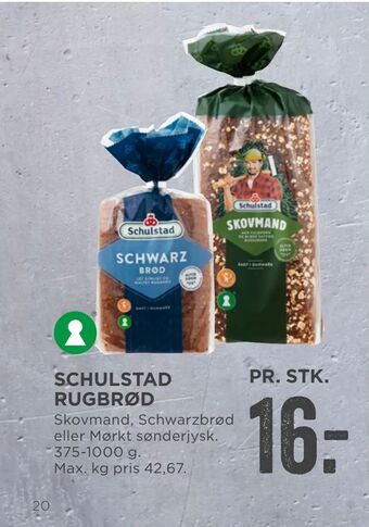 MENY Schulstad rugbrød tilbud