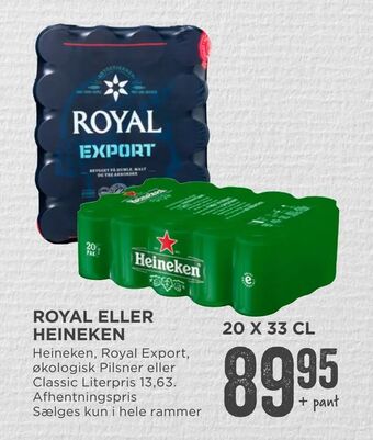 MENY Royal eller heineken tilbud