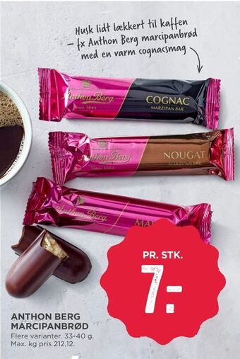 MENY Anthon berg marcipanbrød tilbud