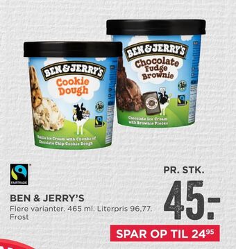 MENY Ben & jerry's tilbud