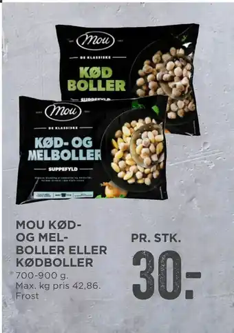 MENY Mou kødog melboller eller kødboller tilbud