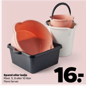Netto Spand eller balje tilbud