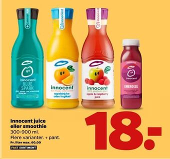 Netto Innocent juice eller smoothie tilbud