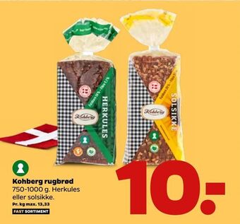 Netto Kohberg rugbrød tilbud