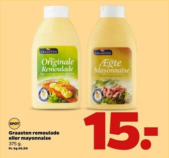 Netto Graasten remoulade eller mayonnaise tilbud
