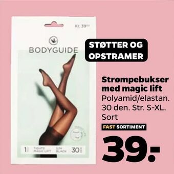 Strømpebukser med magic lift