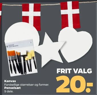 Netto Penselsæt tilbud