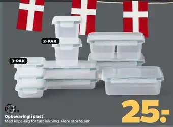 Netto Opbevaring i plast tilbud