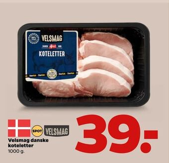 Netto Velsmag danske koteletter tilbud