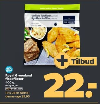 Netto Royal Greenland fiskefileter tilbud
