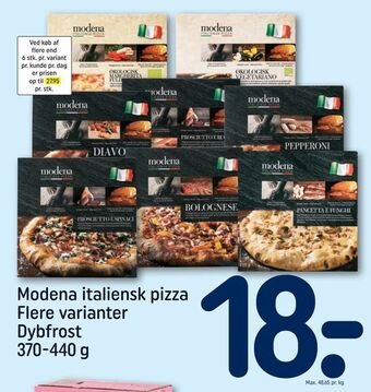 REMA 1000 Modena italiensk pizza tilbud