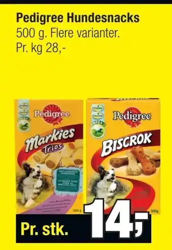 Calle Pedigree Hundesnacks tilbud
