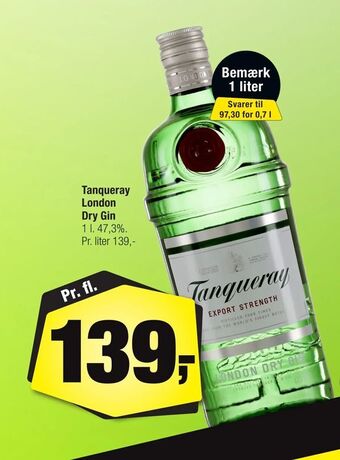 Calle Tanqueray London Dry Gin tilbud