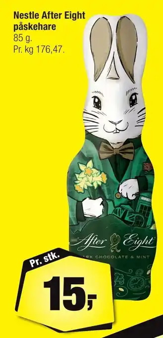 Calle Nestle After Eight påskehare tilbud