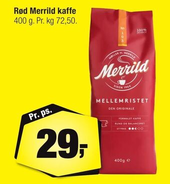 Calle Rød Merrild kaffe tilbud