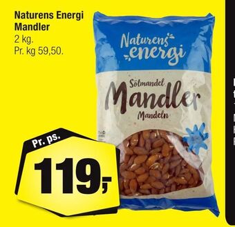 Calle Naturens Energi Mandler tilbud