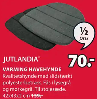 JYSK Jutlandia Varming Havehynde tilbud