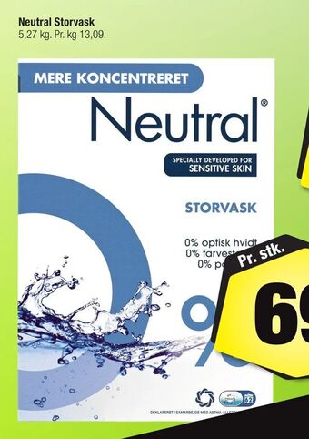 Calle Neutral Storvask tilbud