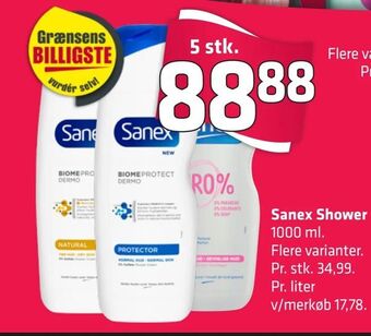 Fleggaard Sanex Shower tilbud
