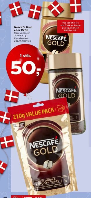 SuperBrugsen Nescafe Gold eller Refill tilbud
