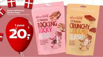 SuperBrugsen Karen Volf Funky Bakery kager tilbud