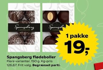 SuperBrugsen Spangsberg flødeboller tilbud
