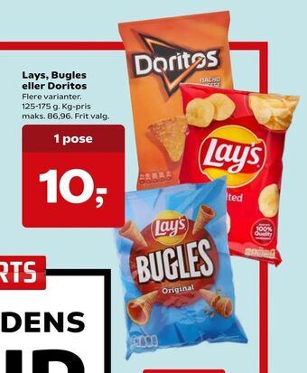 SuperBrugsen Lays, Bugles eller Doritos tilbud